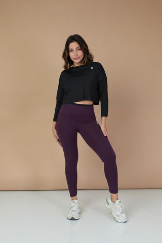 Leggings Salma grape