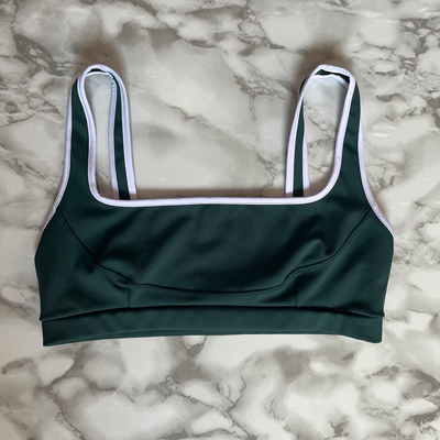 Top Tania dark green