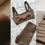 Short Bruna Dark Walnut