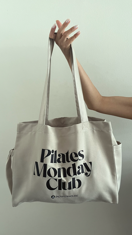 Tote bag Pilates beige