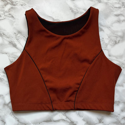 Sample - Top halter Dark Terracota
