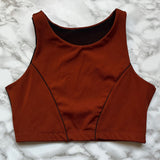 Sample - Top halter Dark Terracota
