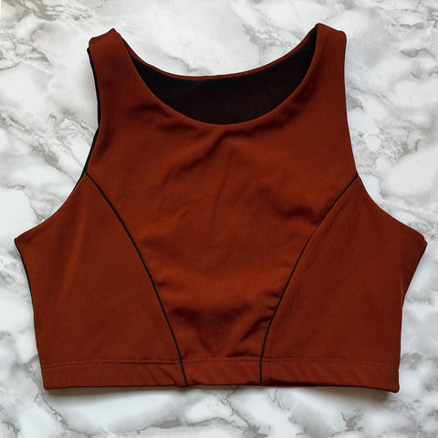 Sample - Top halter Dark Terracota
