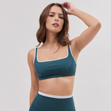 Top Tania dark green