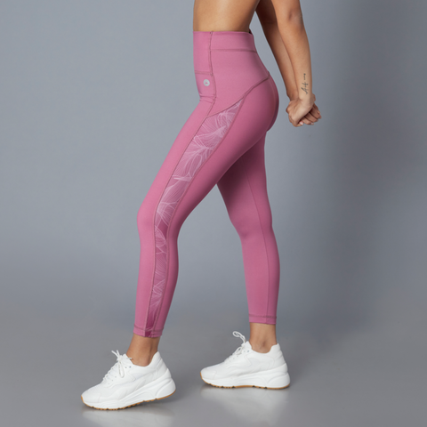 Leggings Stella rosadas/organic print